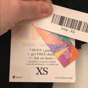 LuLaRoe Black Irma